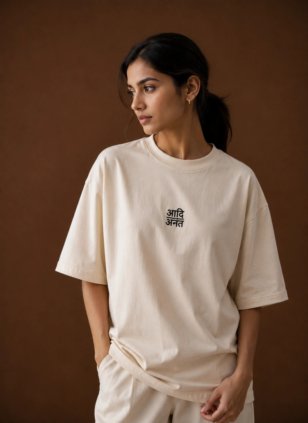 आदि अनंत Unisex Terry Oversized Tee