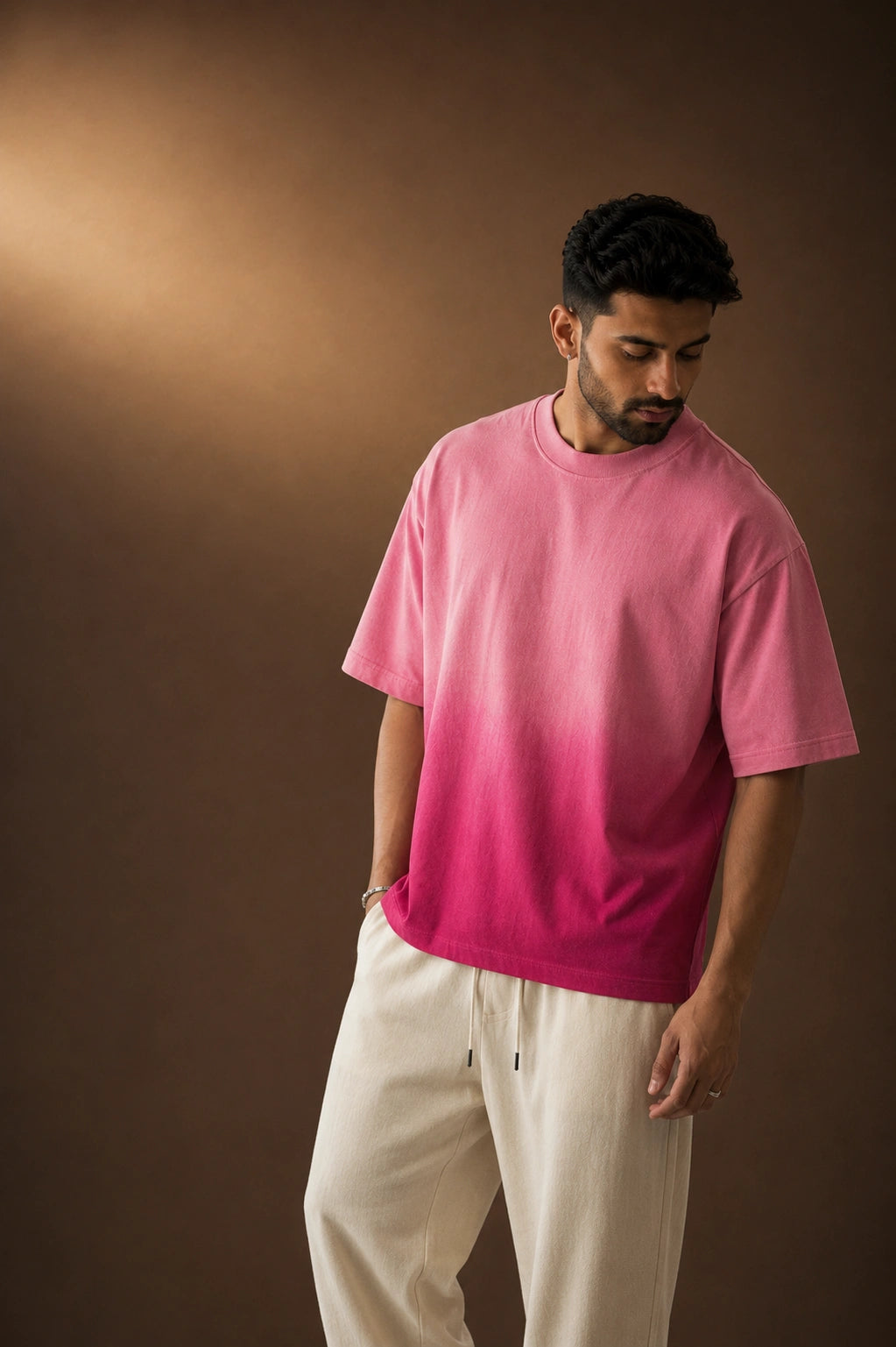 Pink Ombre Washed Unisex Tee