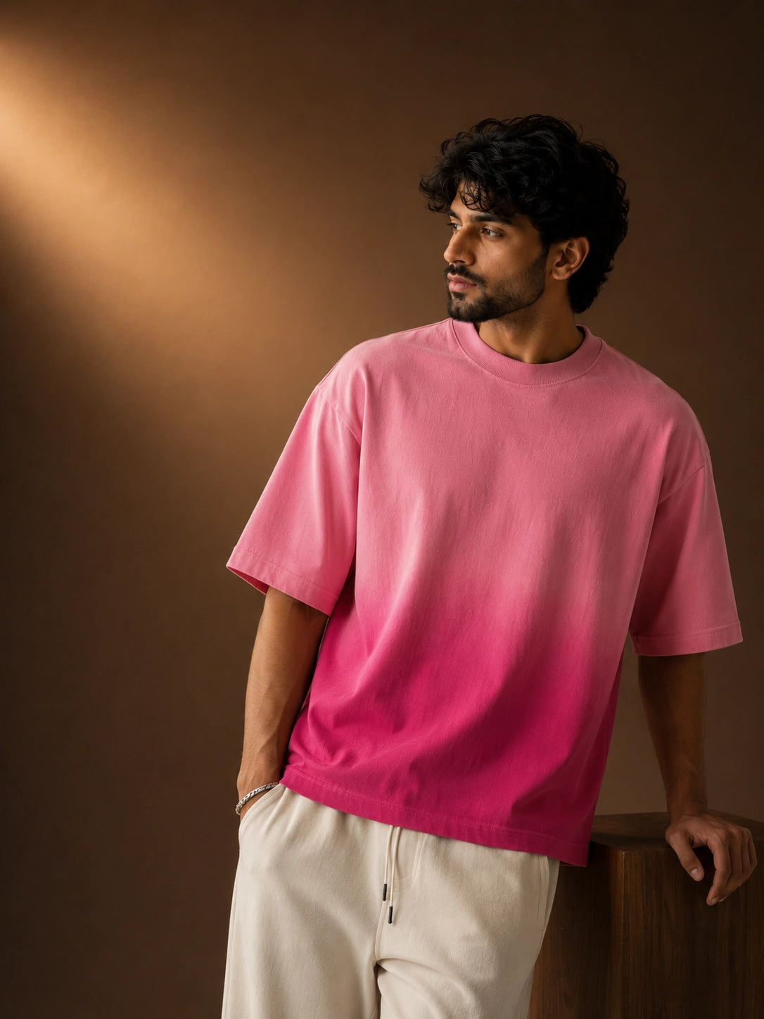 Pink Ombre Washed Unisex Tee
