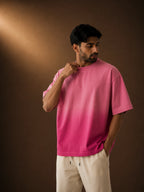 Pink Ombre Washed Unisex Tee