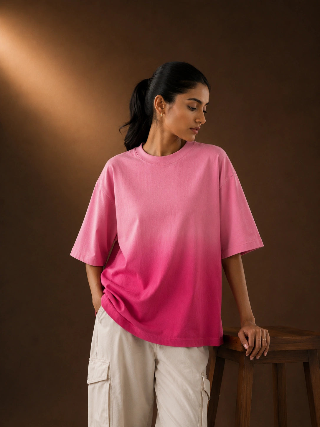 Pink Ombre Washed Unisex Tee