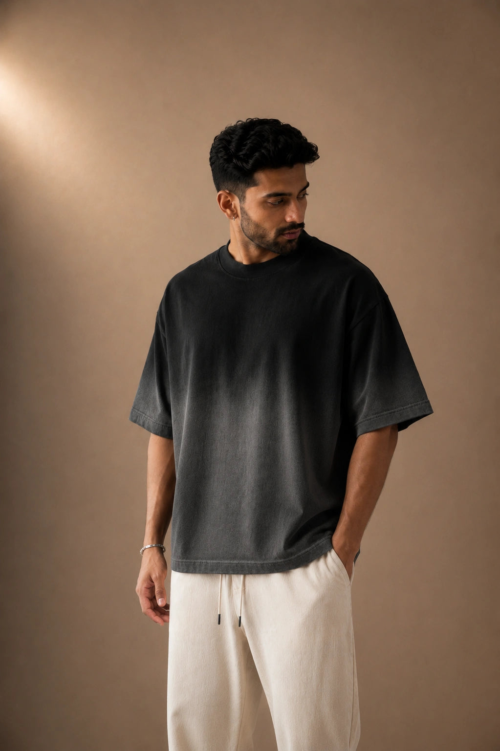 Black Ombre Washed Unisex Tee