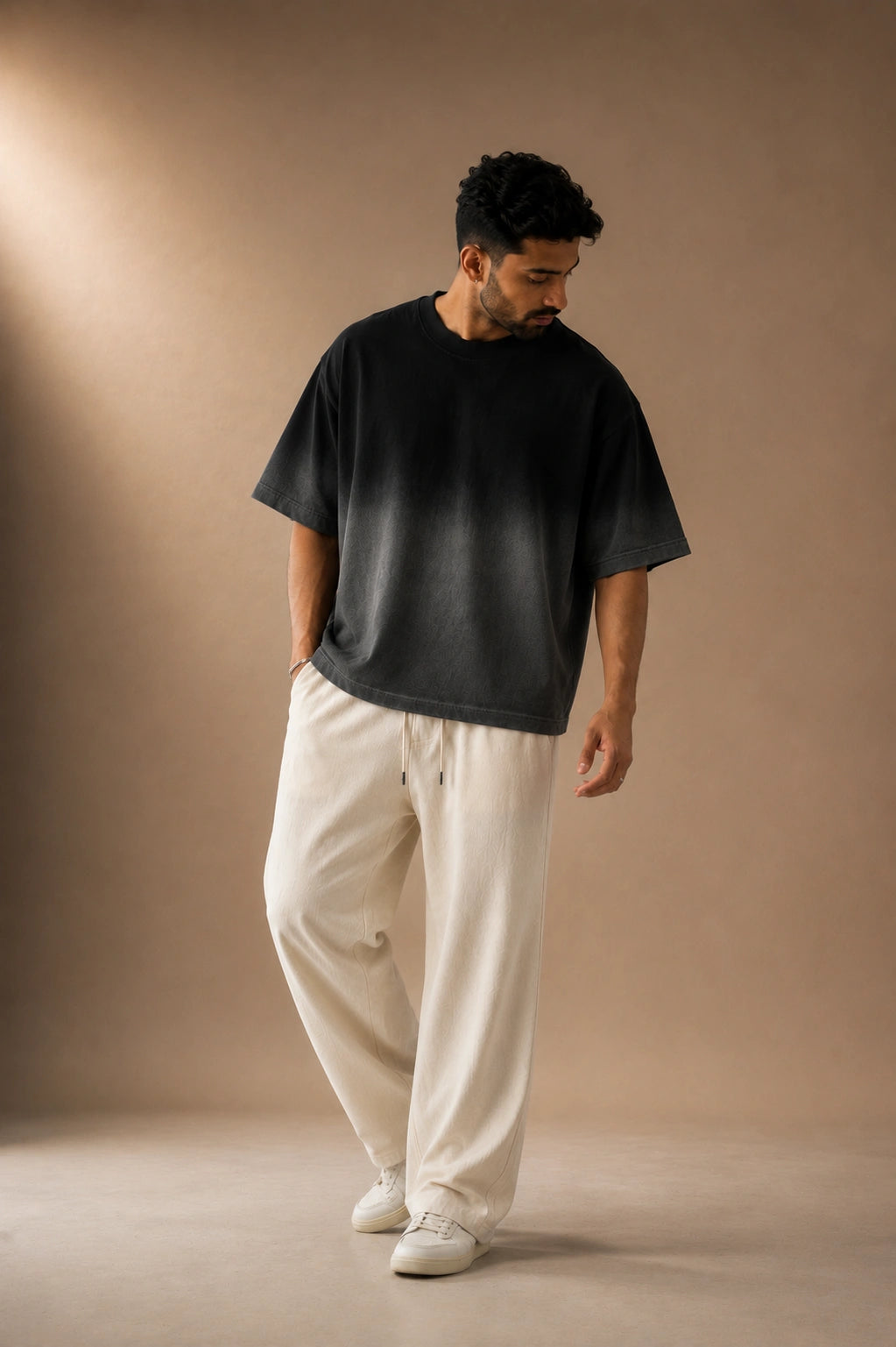 Black Ombre Washed Unisex Tee