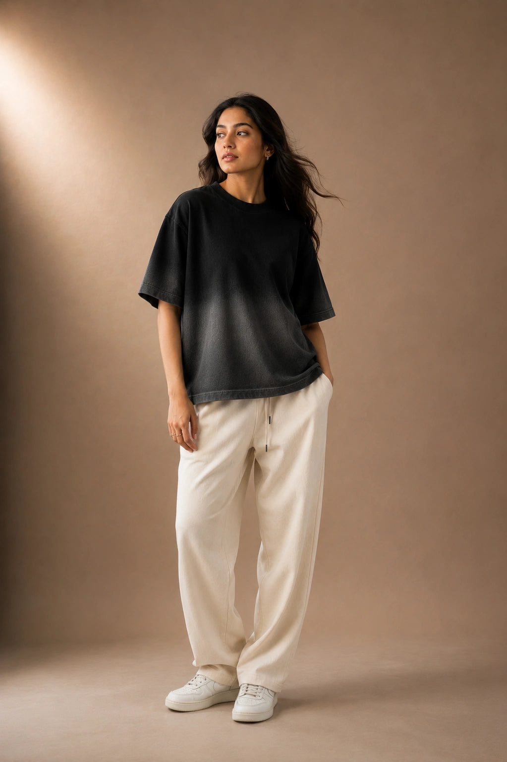 Black Ombre Washed Unisex Tee