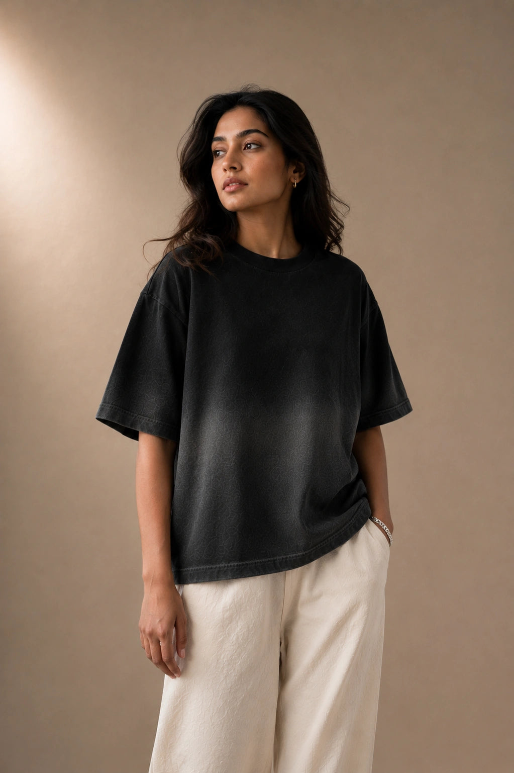 Black Ombre Washed Unisex Tee