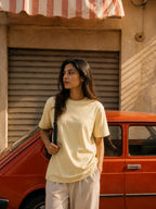 Beige Bare Tee