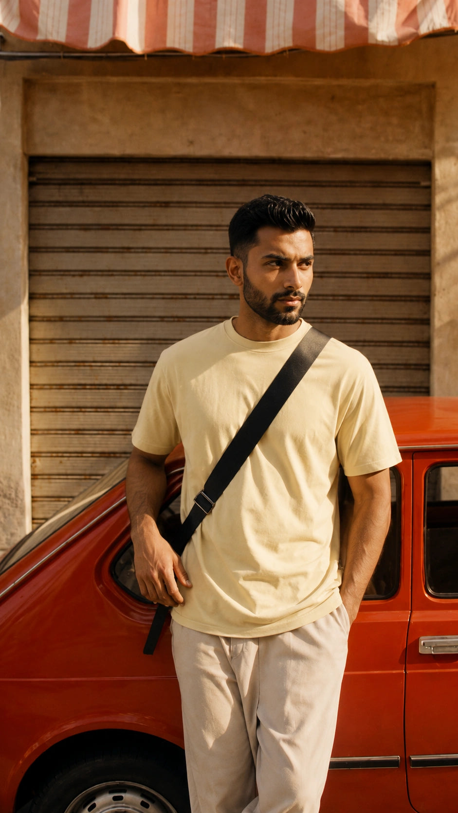 Beige Bare Tee