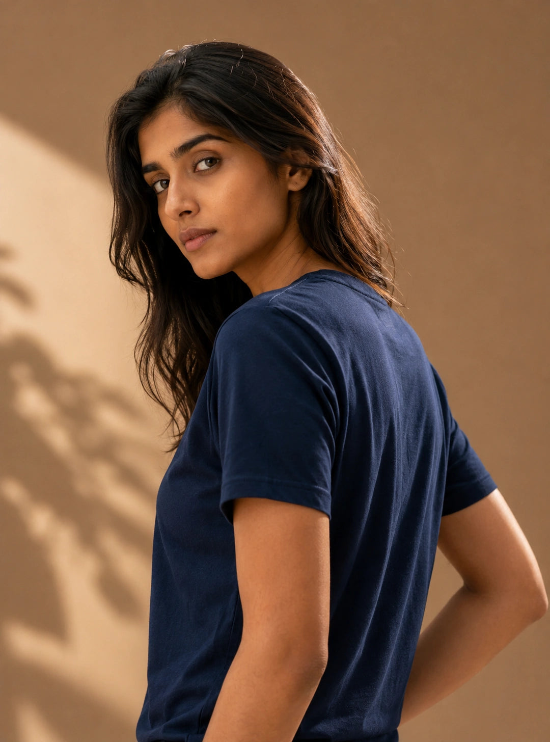 Navy Whisper Tee