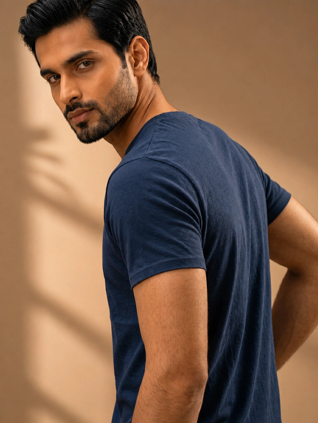 Navy Whisper Tee