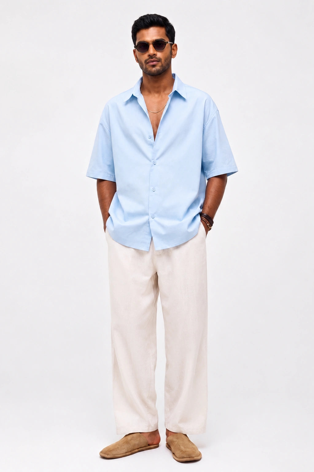 Baby Blue Oversized Shirt