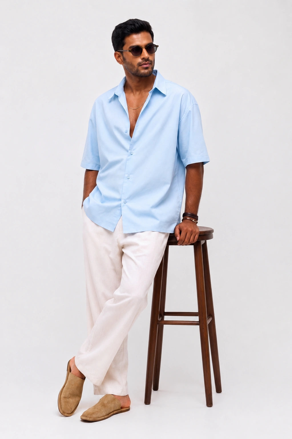 Baby Blue Oversized Shirt