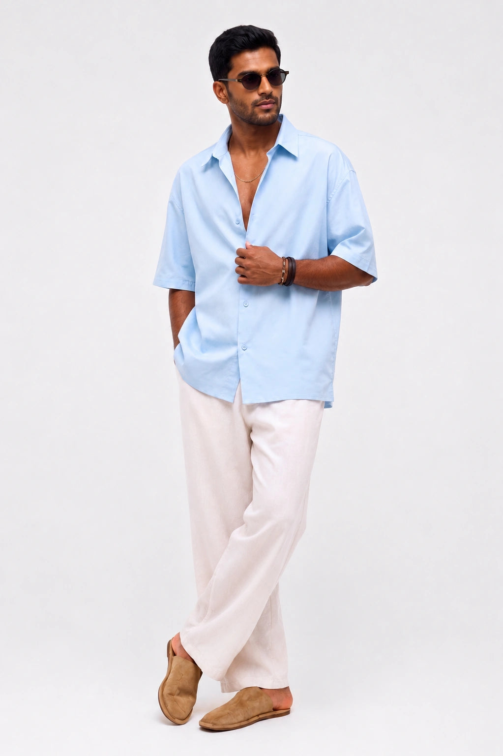 Baby Blue Oversized Shirt