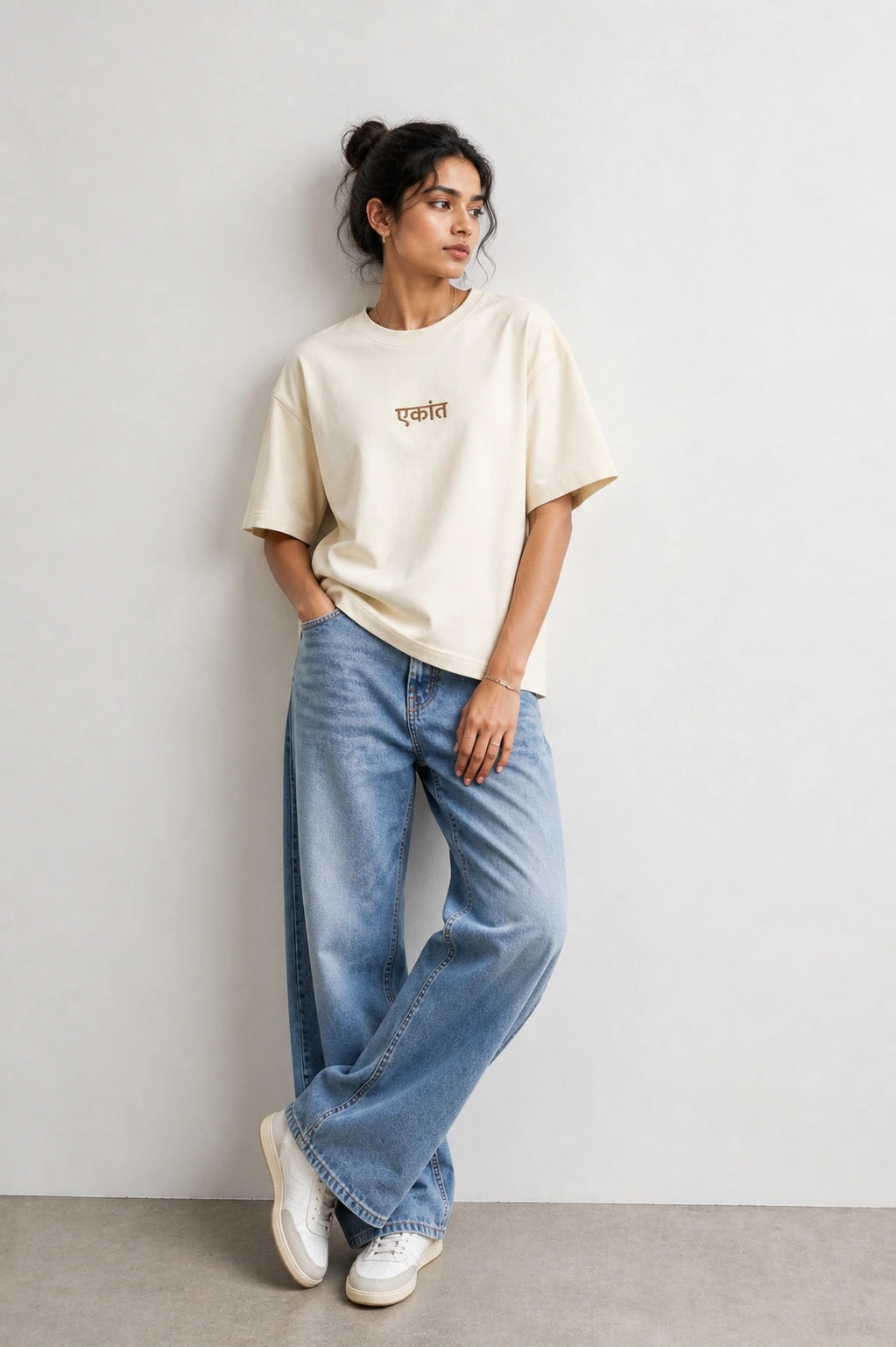 एकांत Unisex Oversized Tee