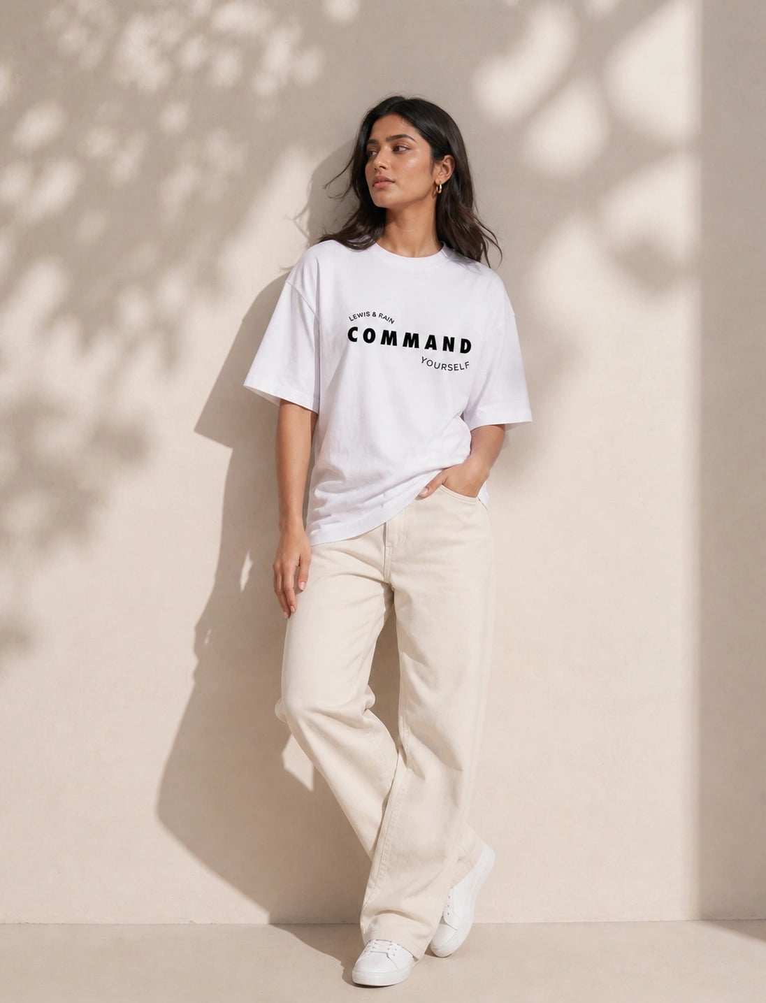 Command Terry Oversized Tee (White)