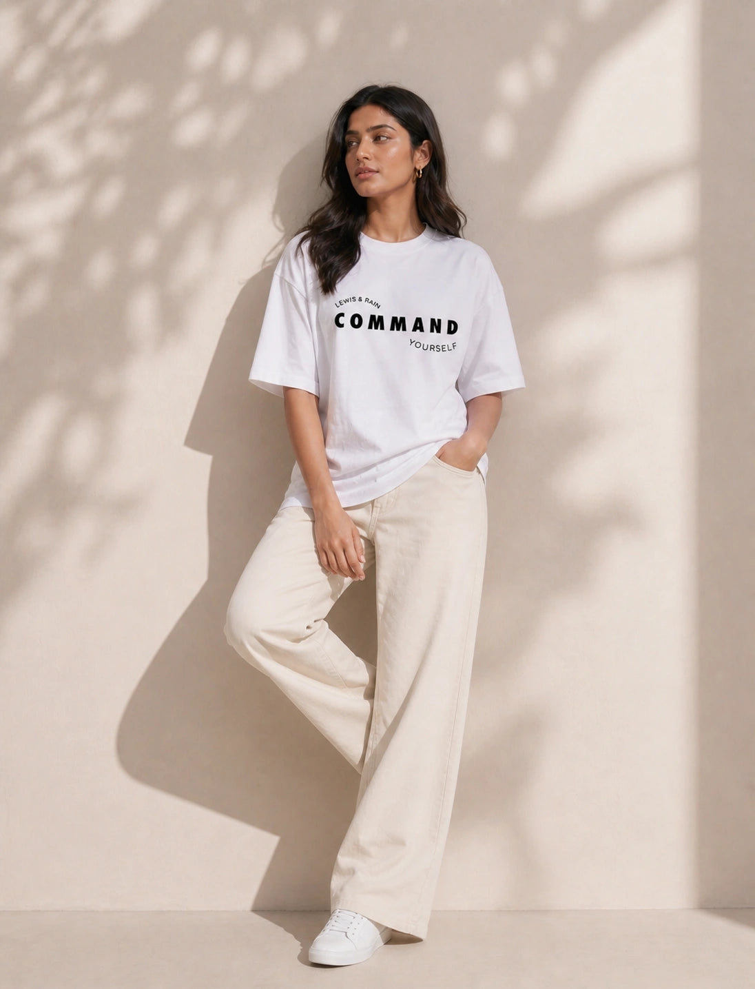 Command Terry Oversized Tee (White)