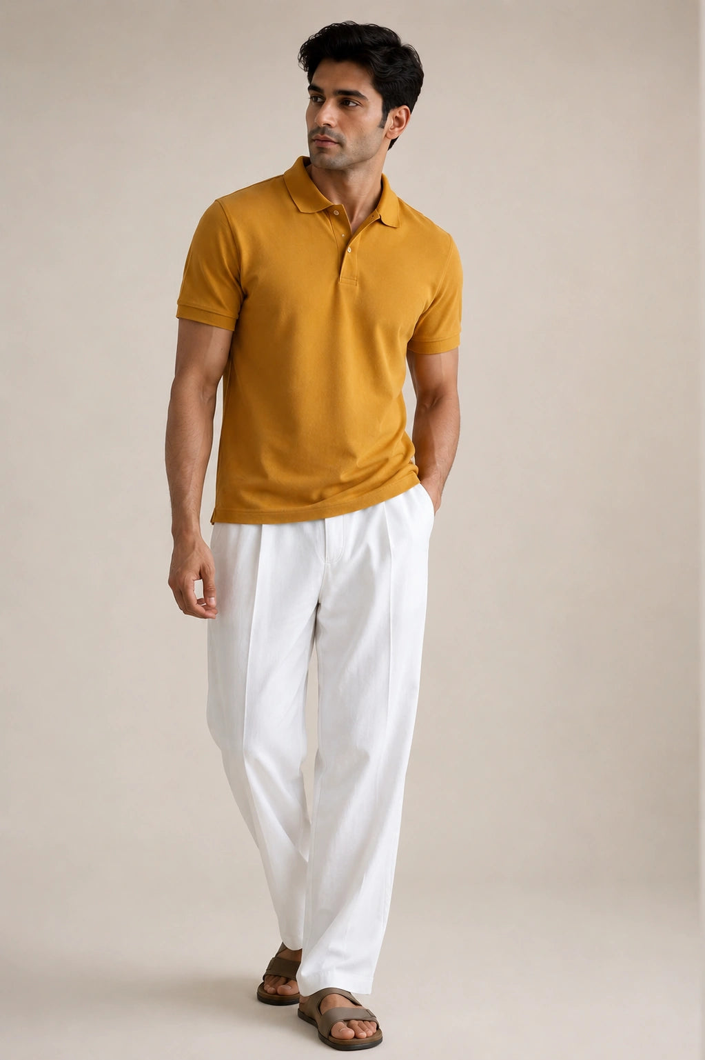 Mustard Yellow Polo