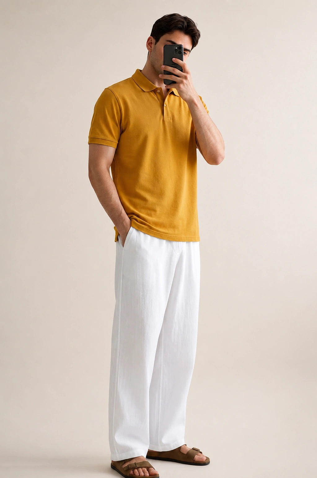 Mustard Yellow Polo