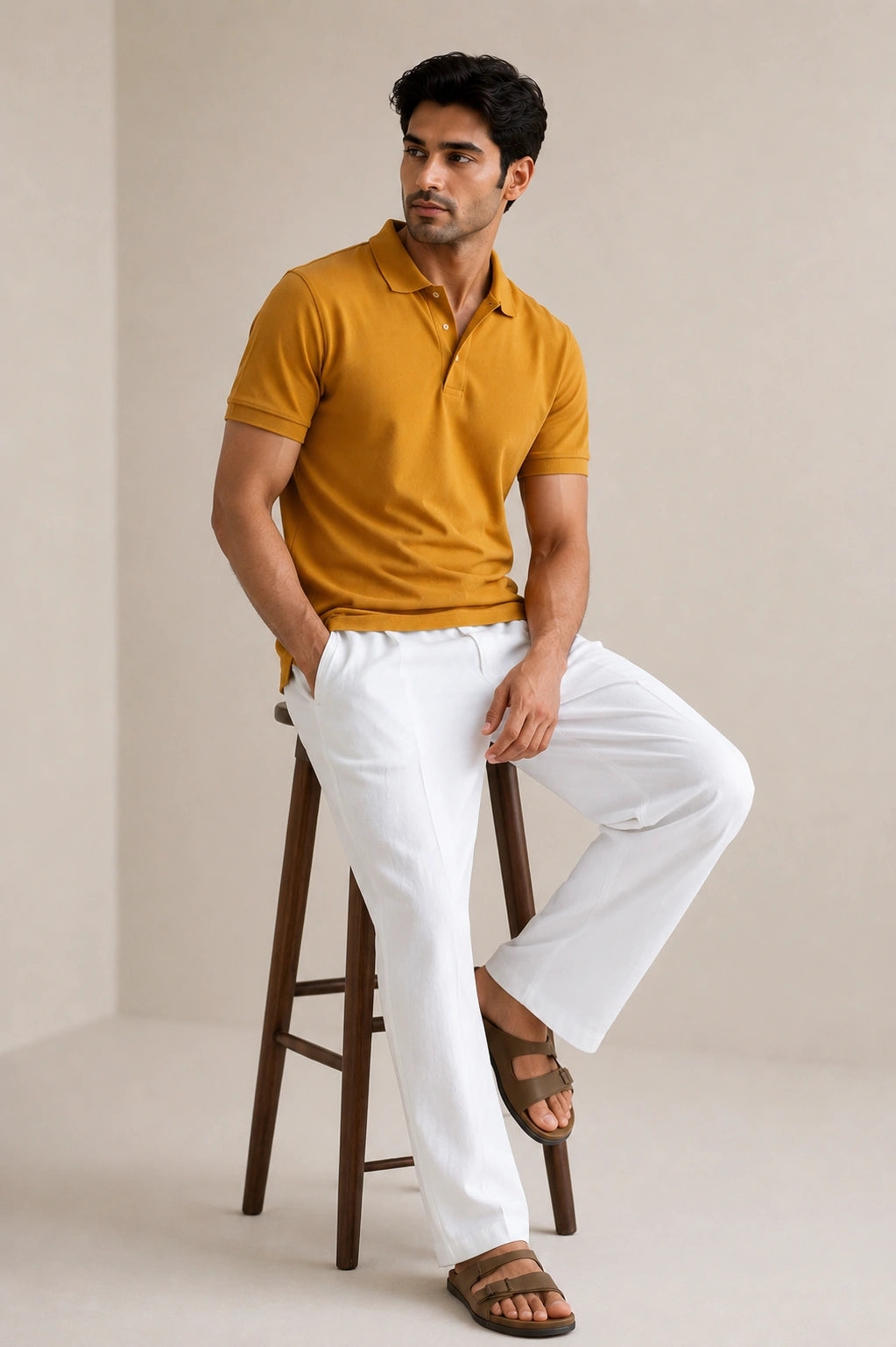 Mustard Yellow Polo