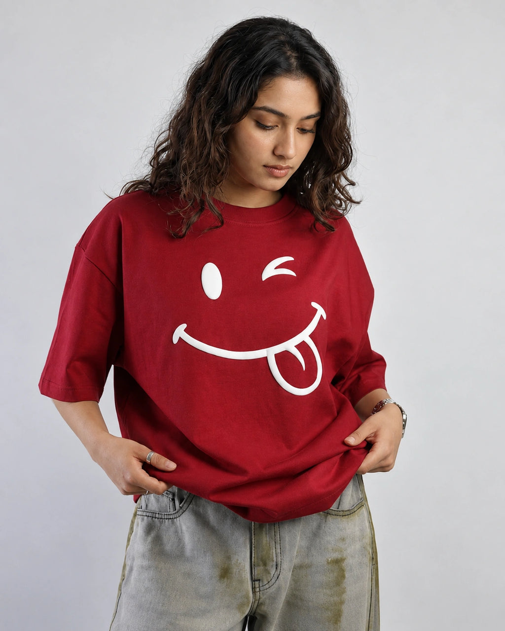 Wink Oversized Tee