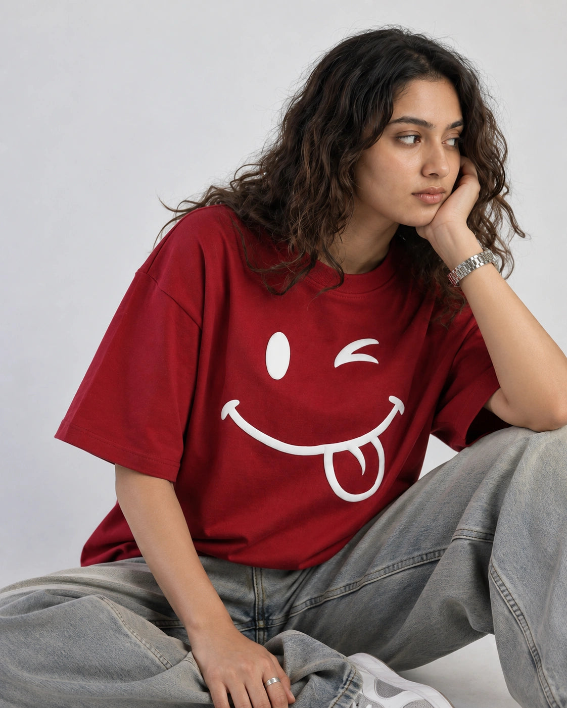 Wink Oversized Tee