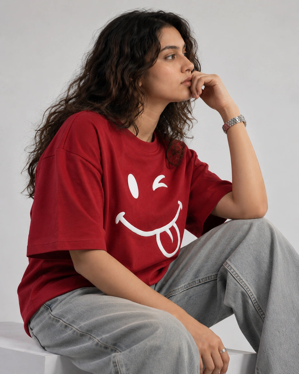 Wink Oversized Tee