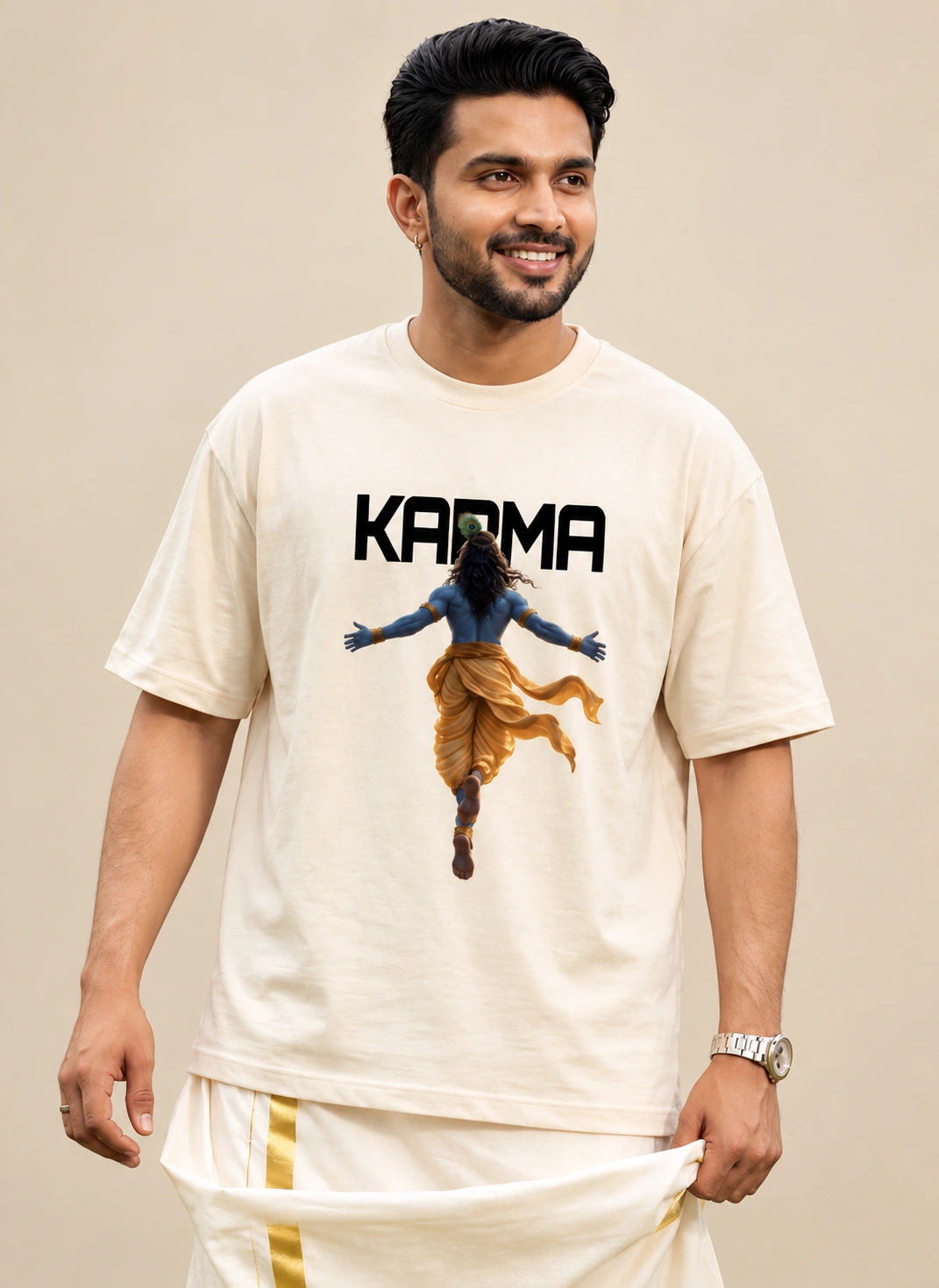 Karma Unisex Oversized Tee