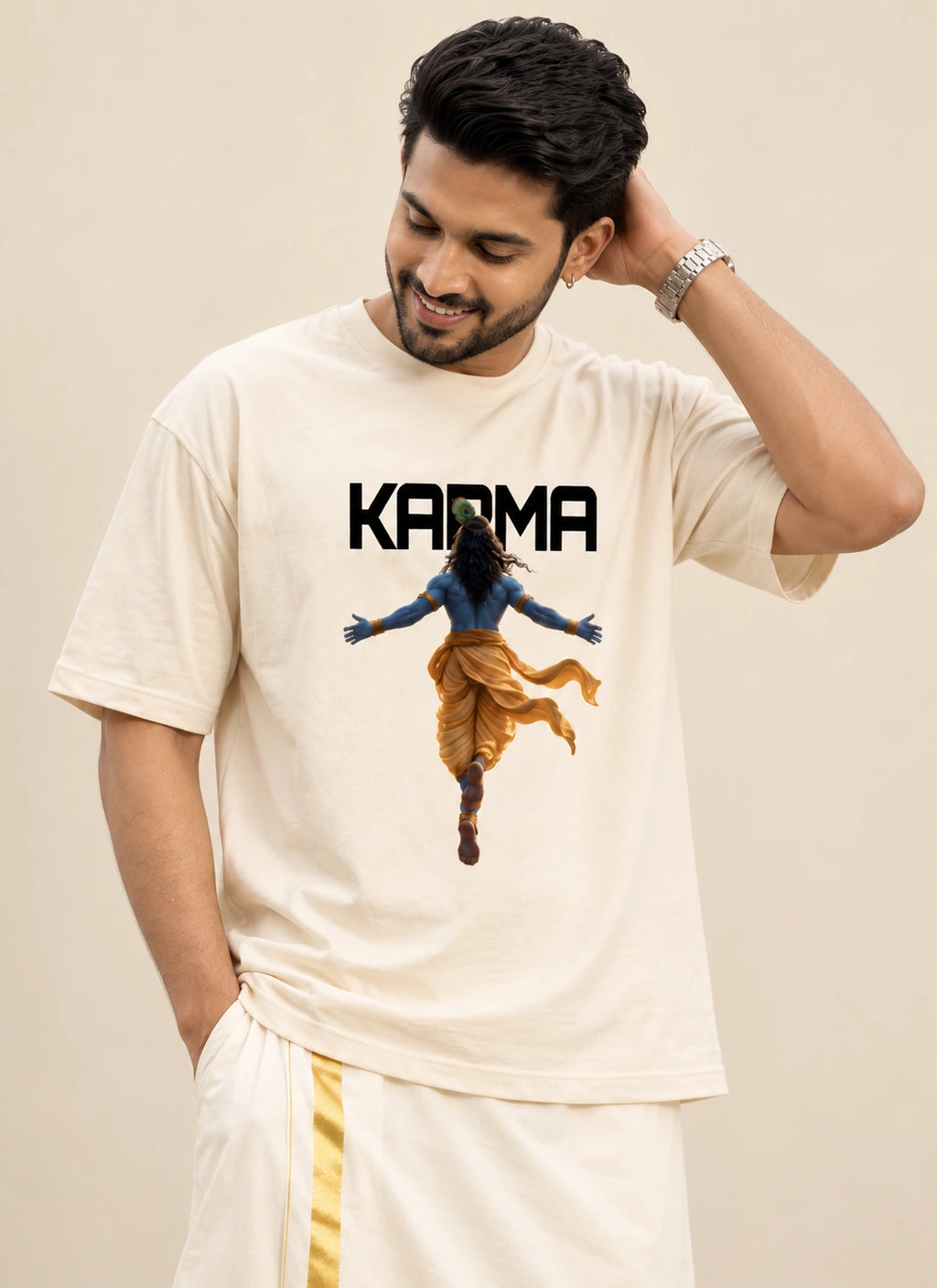 Karma Unisex Oversized Tee