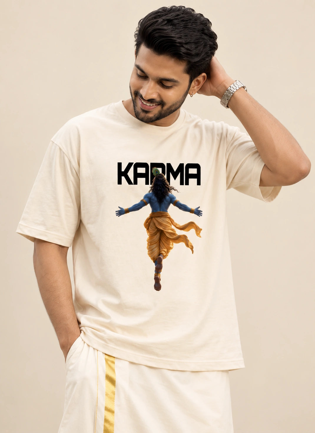 Karma Unisex Oversized Tee