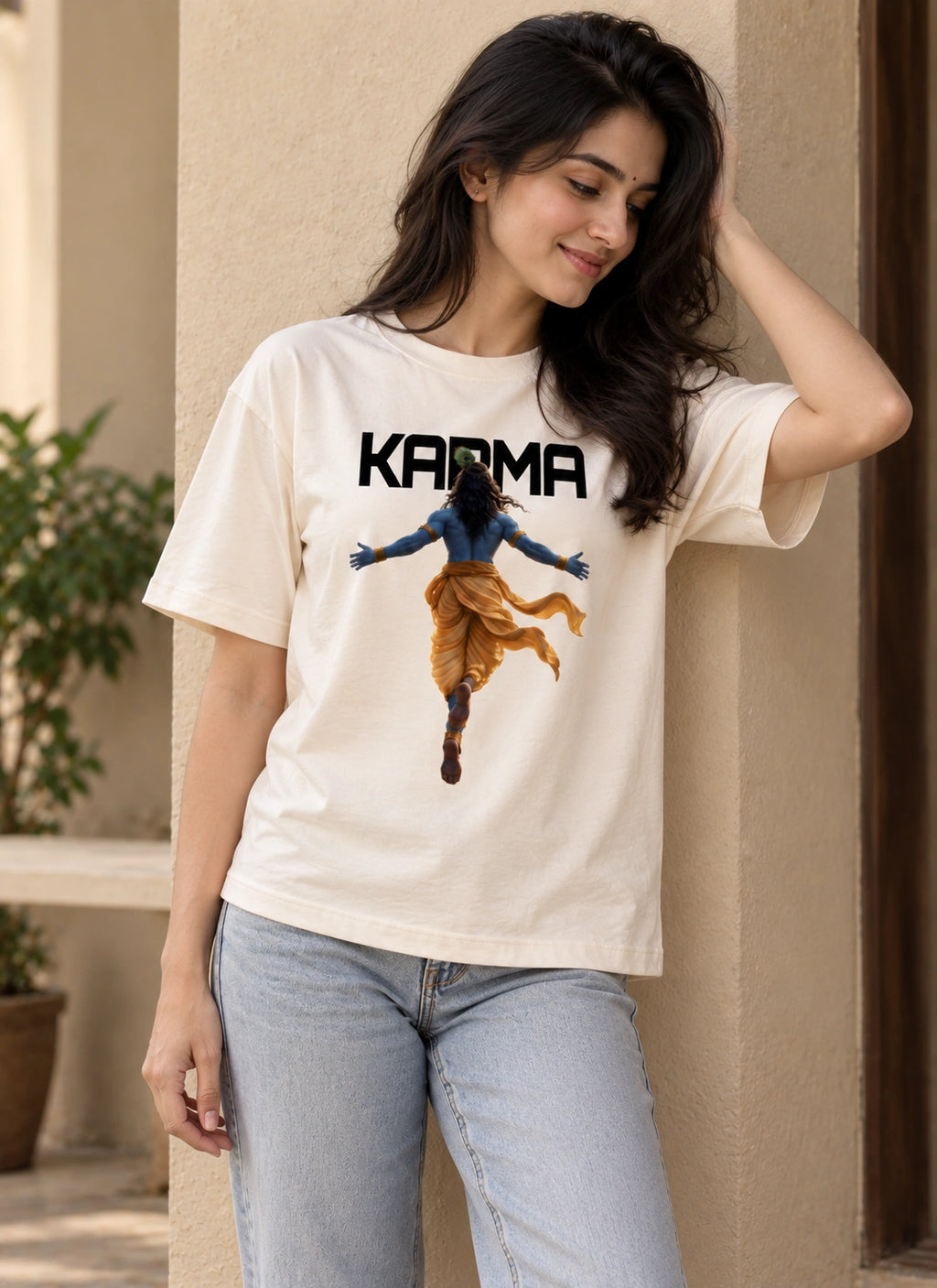 Karma Unisex Oversized Tee