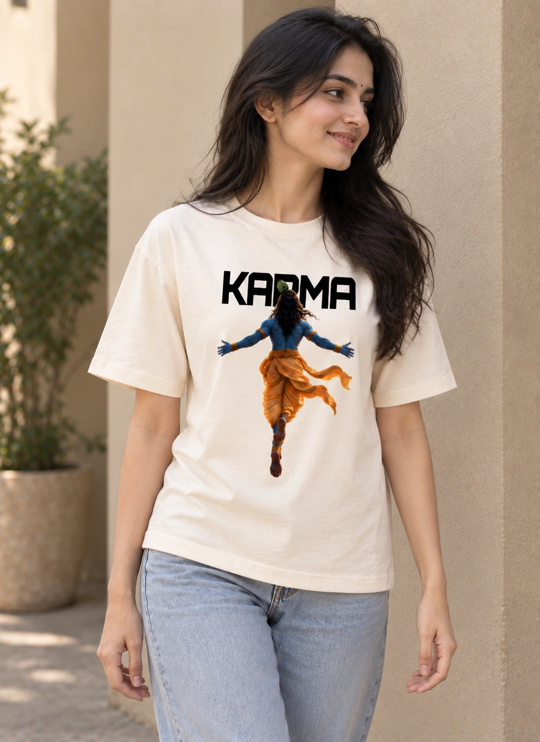 Karma Unisex Oversized Tee