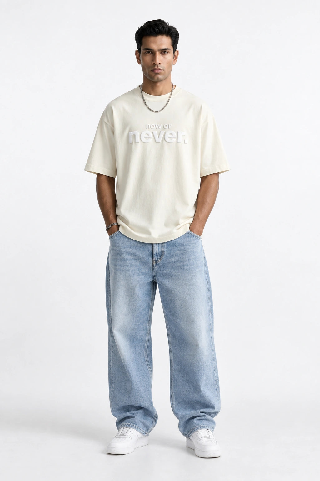 Now or Never Unisex Oversized Tee