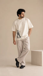 Man with Arrows Unisex Oversized Tee