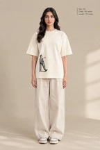 Man with Arrows Unisex Oversized Tee