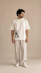 Man with Arrows Unisex Oversized Tee