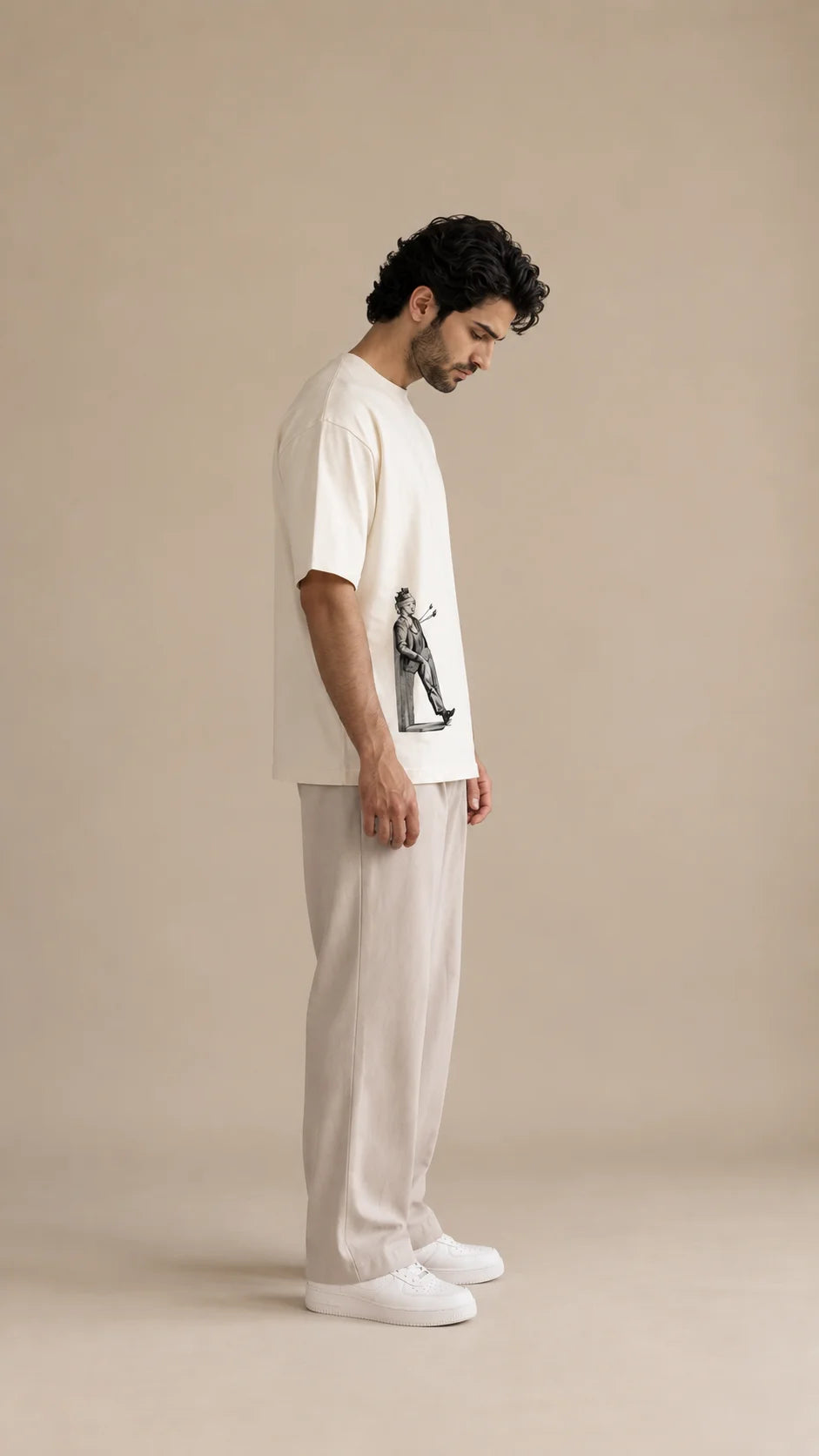 Man with Arrows Unisex Oversized Tee