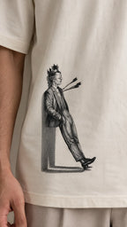 Man with Arrows Unisex Oversized Tee
