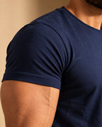 Navy Blue Unisex Stretch T-shirt