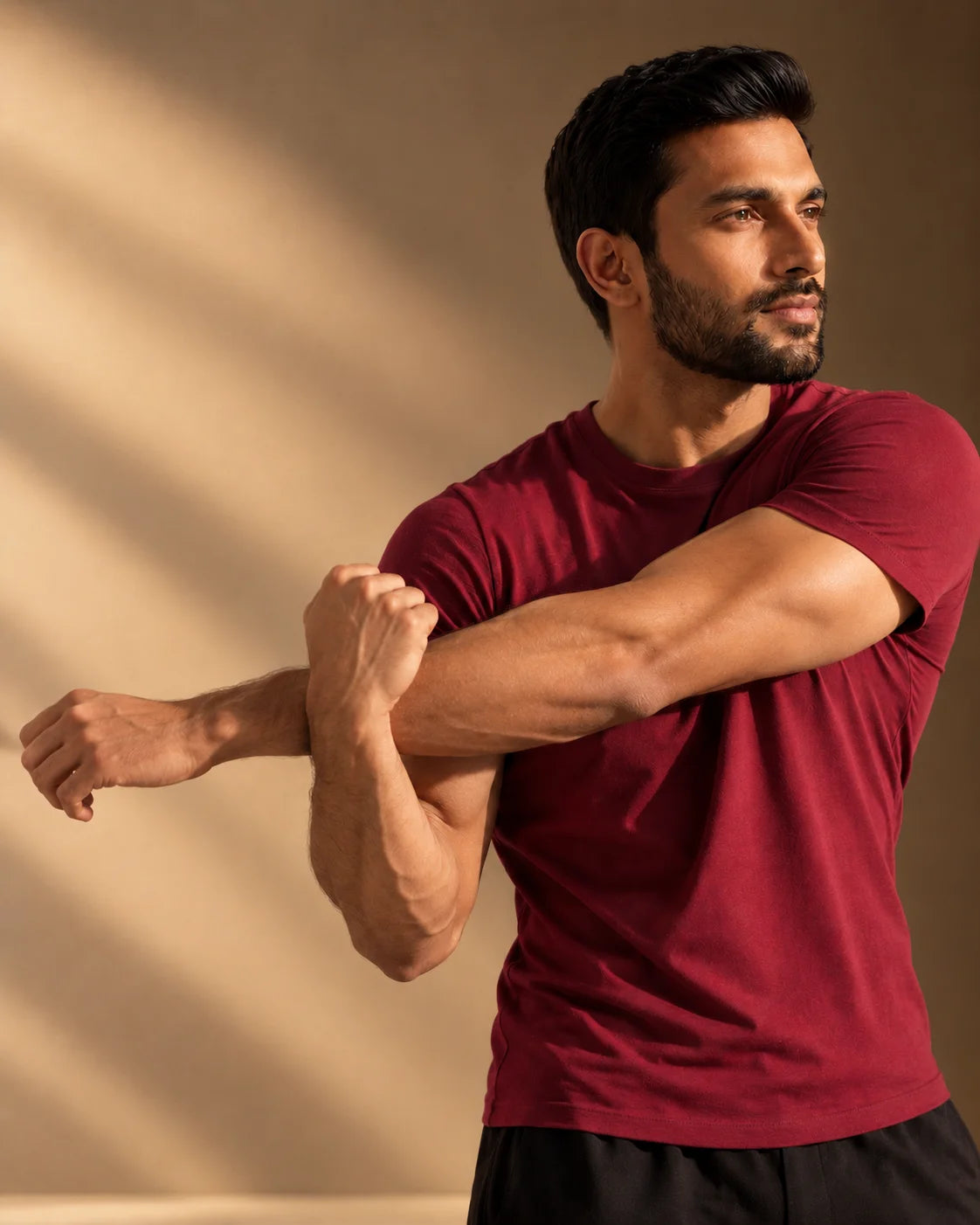 Red Unisex Stretch Tee
