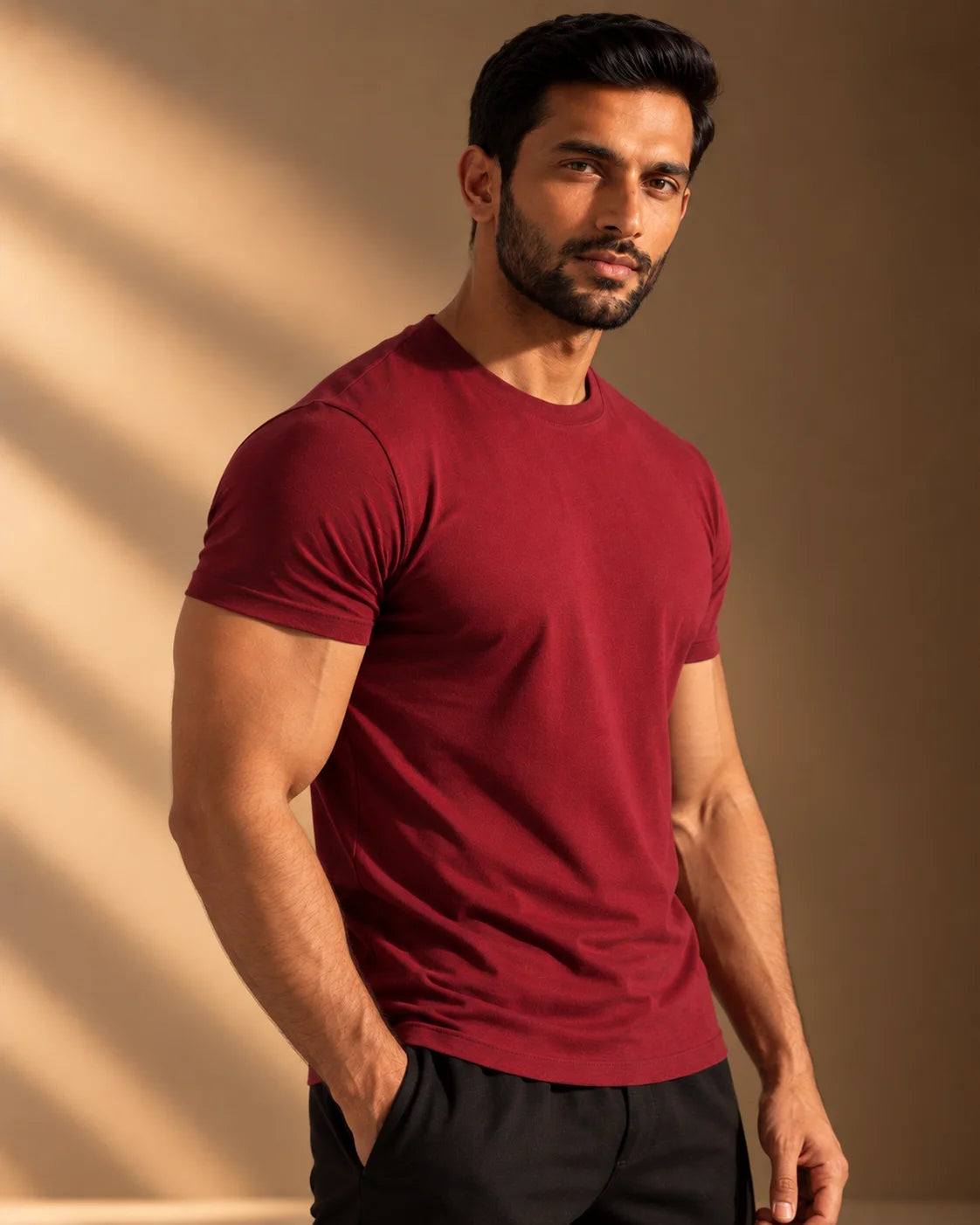 Red Unisex Stretch Tee