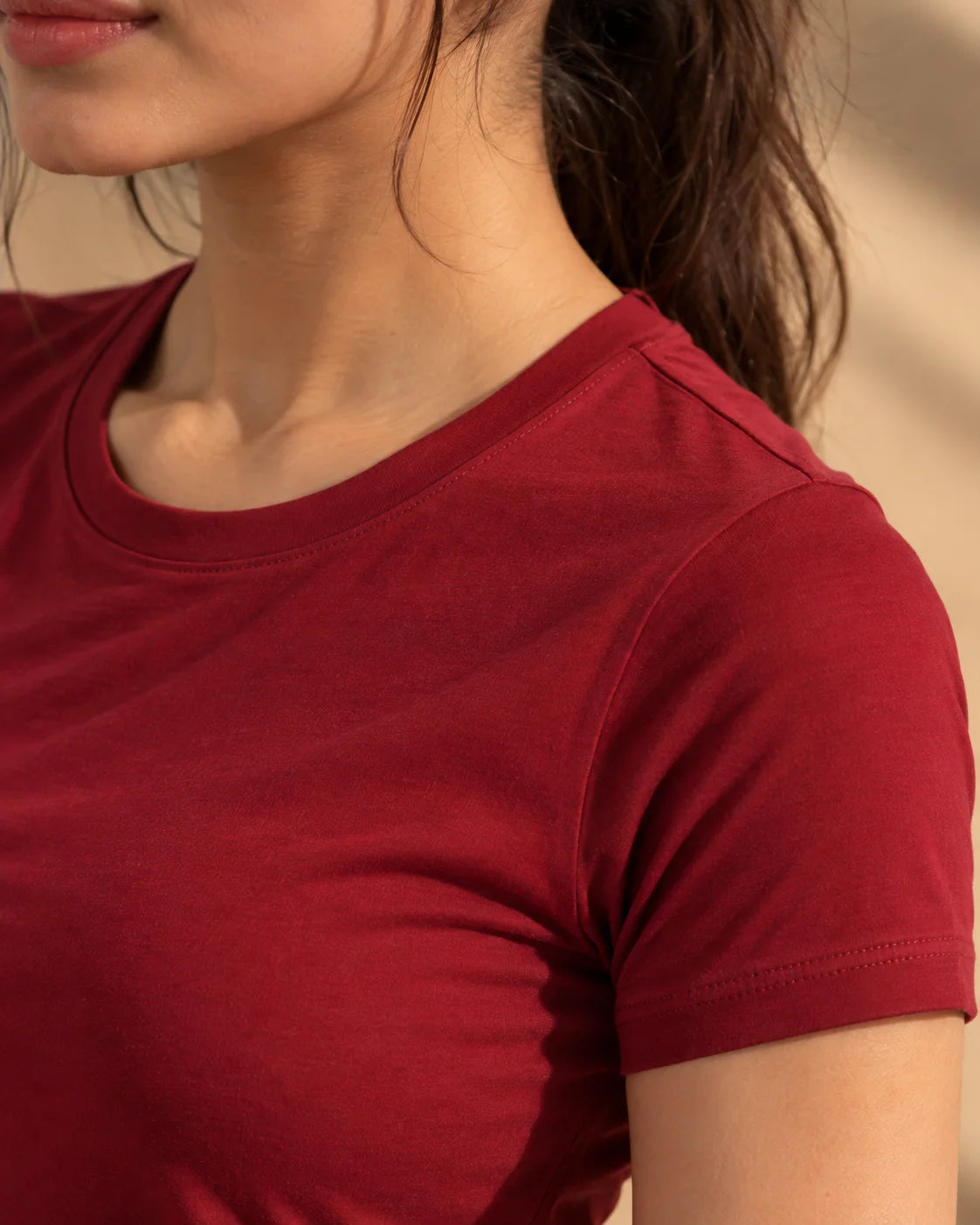 Red Unisex Stretch Tee