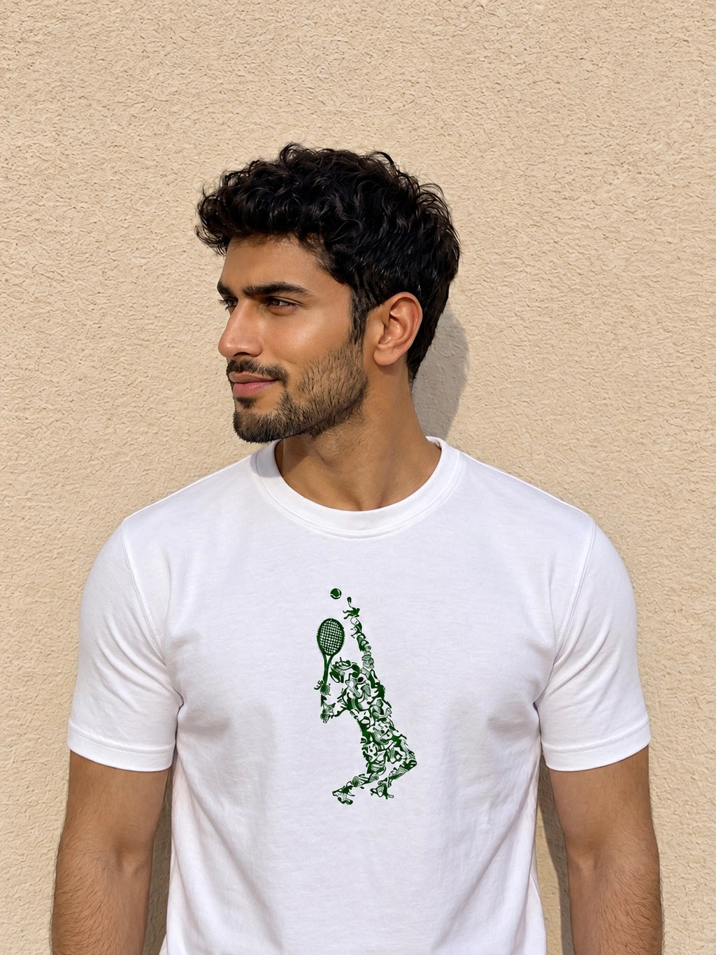 Tennis Shot Unisex Stretch Tee