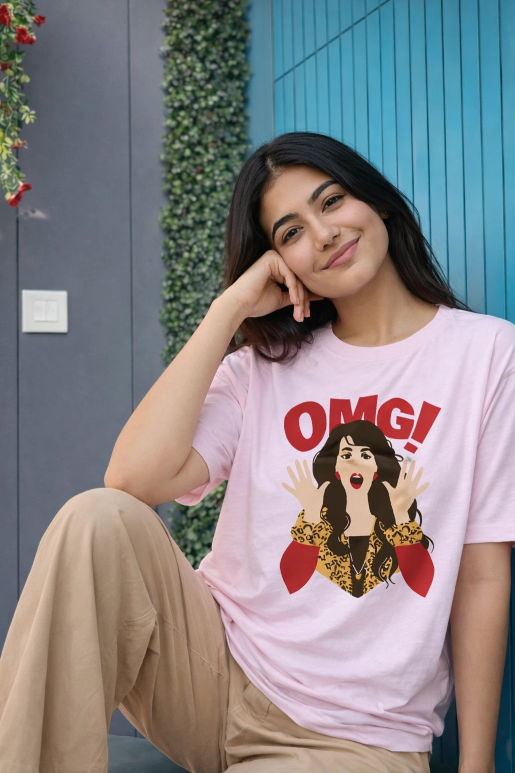 OMG Women's Oversized Tee