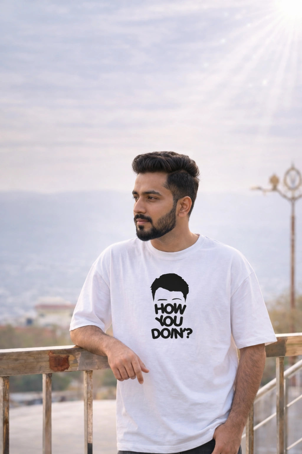 How You Doin Unisex Oversized Tee