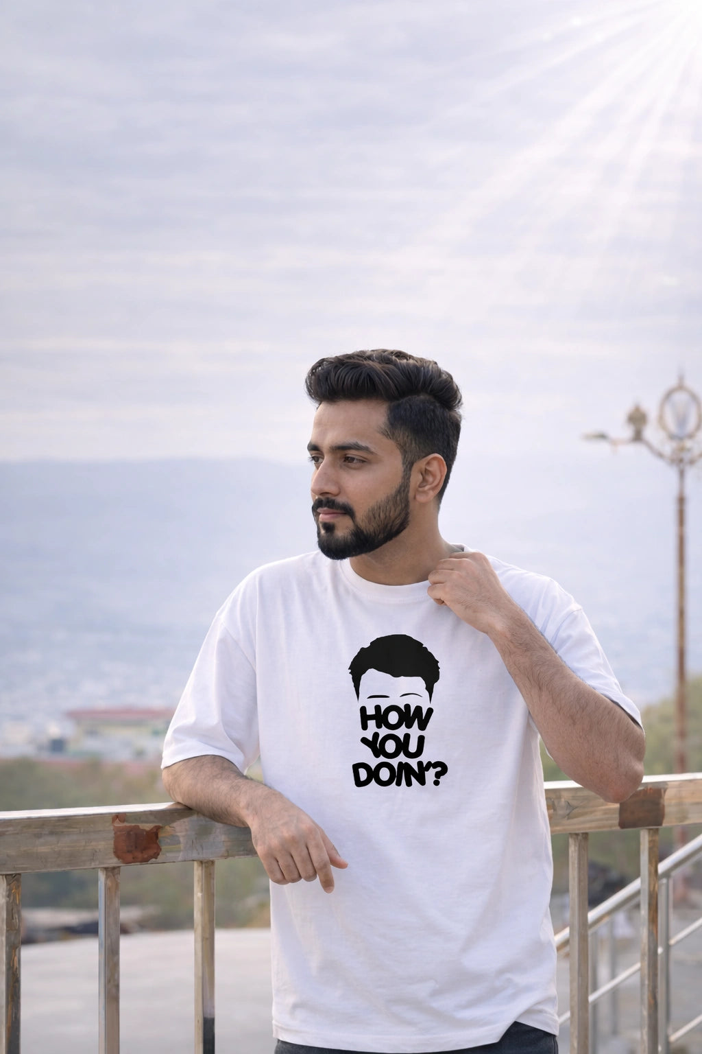 How You Doin Unisex Oversized Tee