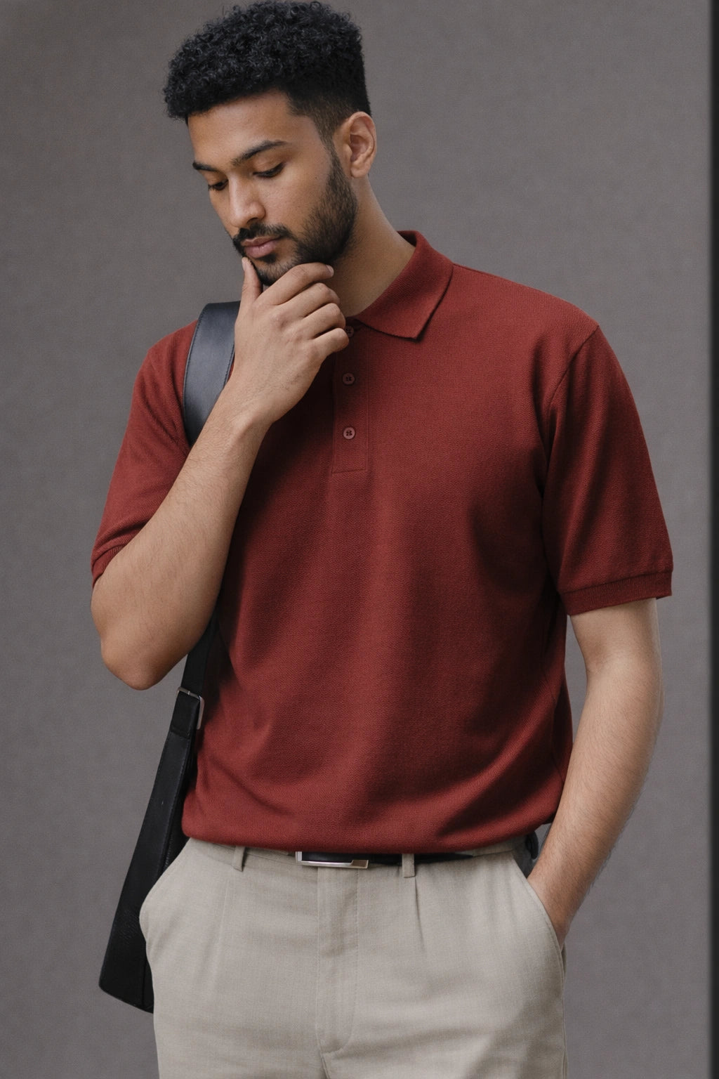 Brick Red Polo
