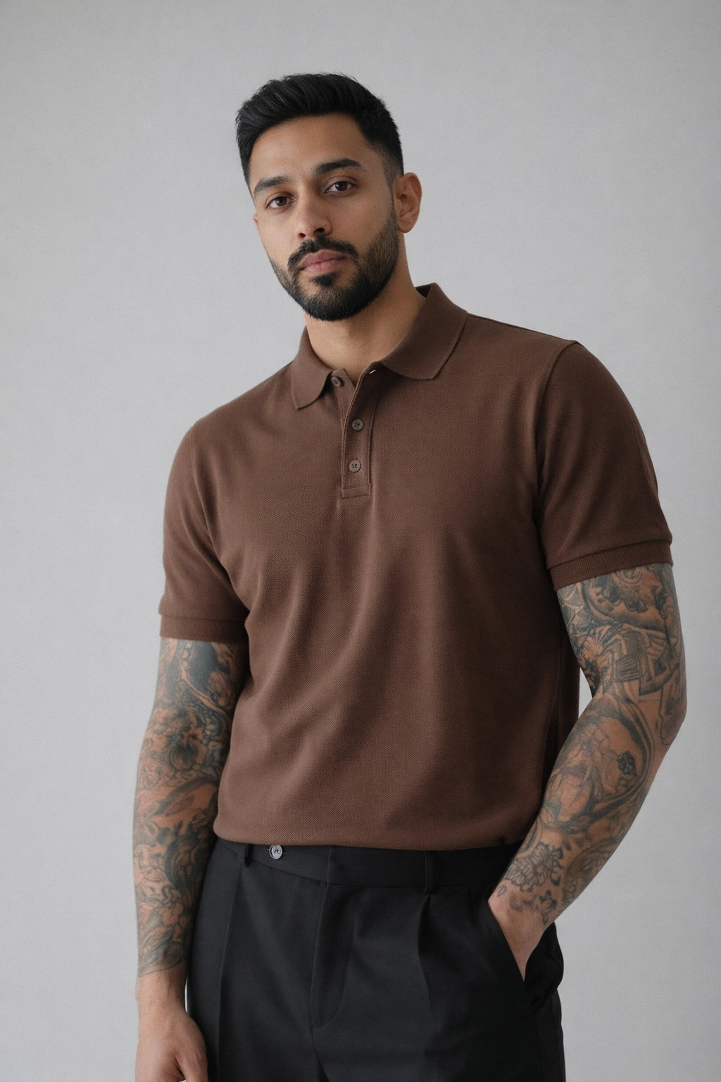 Coffee Brown Polo