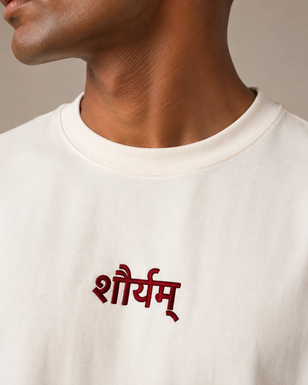 शौर्यम् Unisex Terry Oversized Tee
