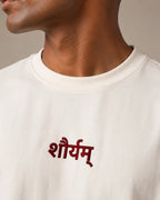 शौर्यम् Unisex Terry Oversized Tee