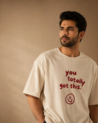 You Got this Unisex Terry Oversized Tee