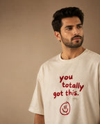You Got this Unisex Terry Oversized Tee